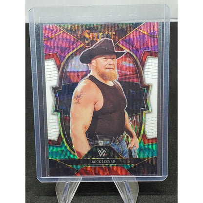 2023 Panini Select WWE Brock Lesnar Concourse Tri-Color #8