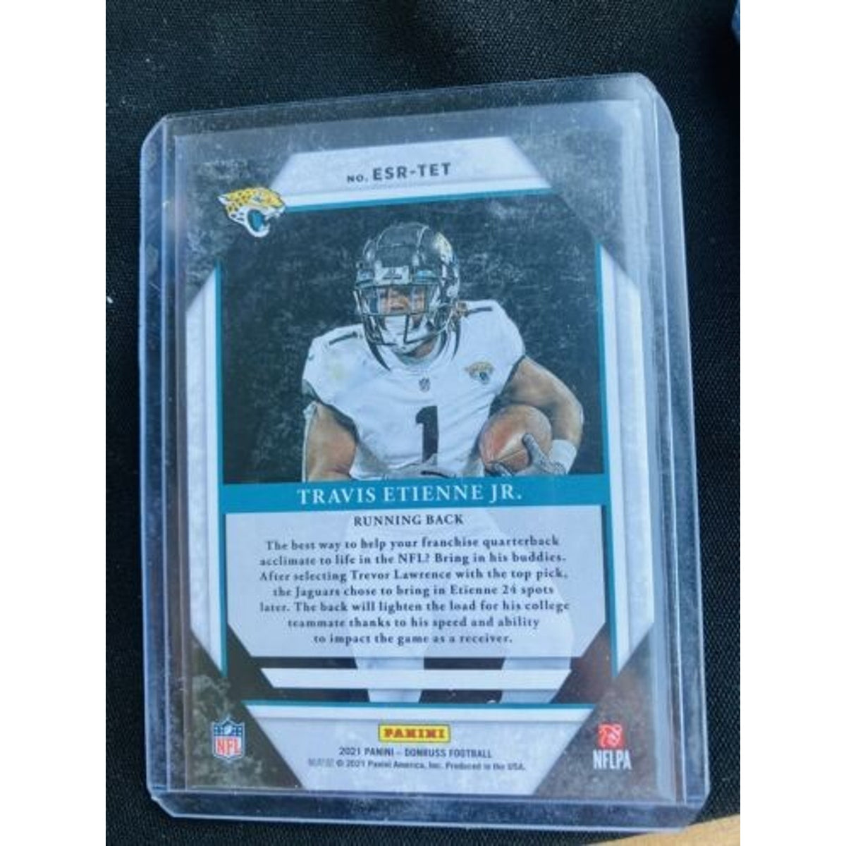 2021 TRAVIS ETIENNE JR PANINI DONRUSS ELITE SERIES ROOKIES RC / Pack Fresh New