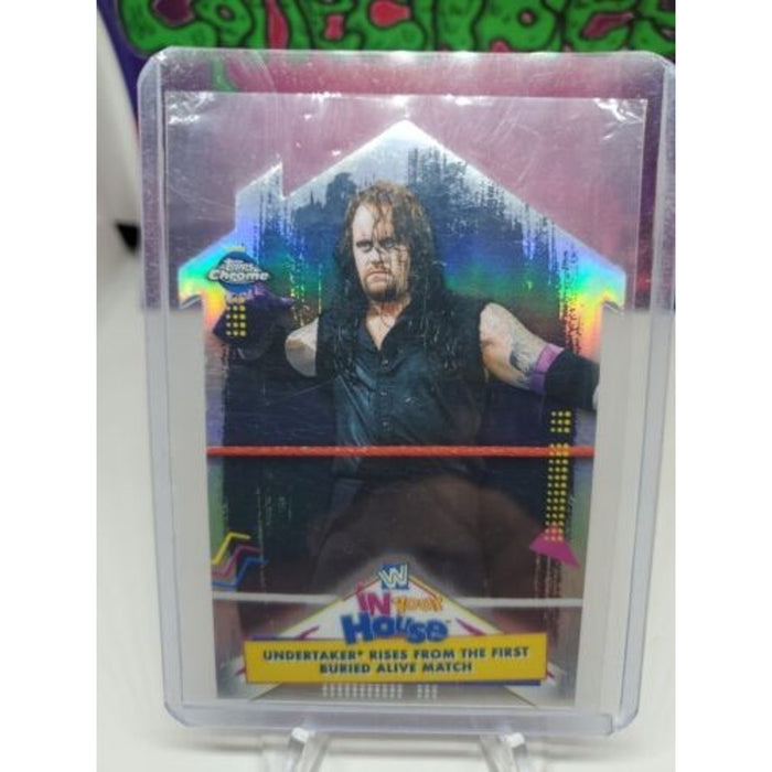 2021 Topps Chrome WWE In Your House Undertaker #IYH-10 Die-Cut Insert