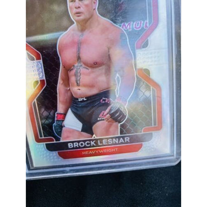 Brock Lesnar 2022 Panini UFC Prizm Silver Pack Fresh New Mint WWE