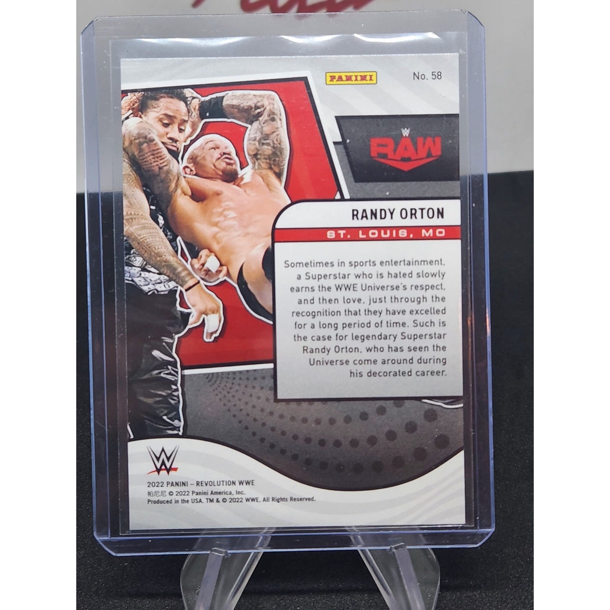 2022 Panini Revolution WWE Randy Orton #58