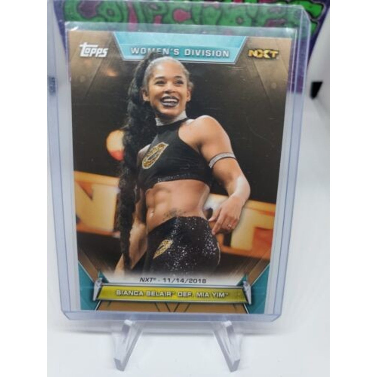 2019 Topps WWE Womens Division Memorable Matches Bianca Belair #88 Bronze #/75