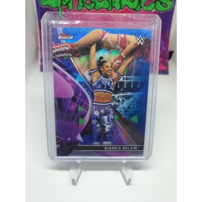 Bianca Belair 2021 Topps Wwe Finest Blue Refractor #/150