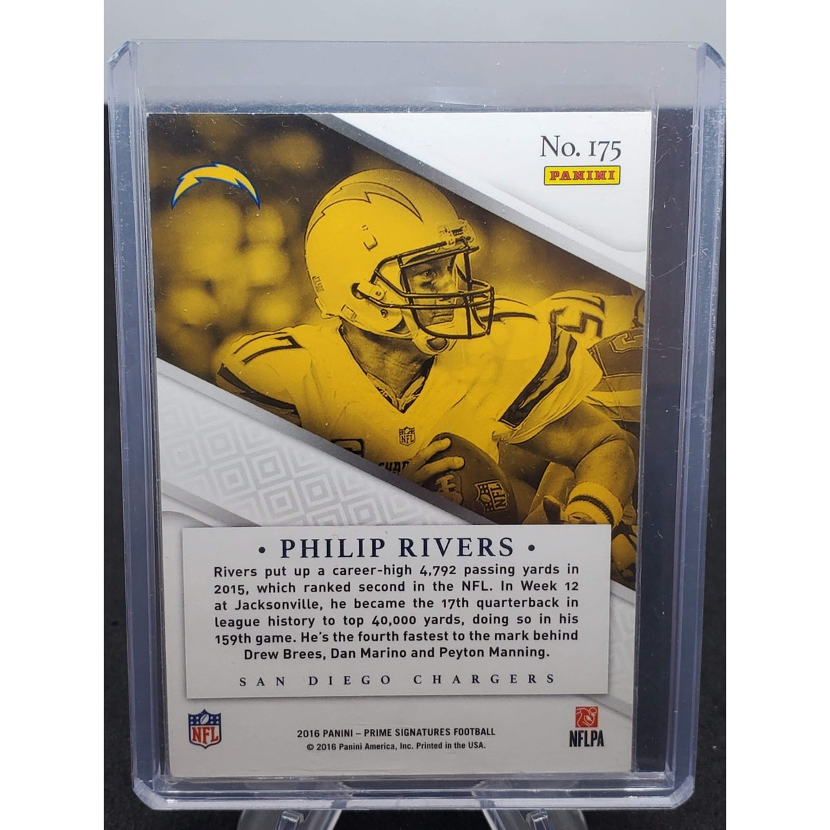 2016 Panini Prime Signatures - Philip Rivers #175