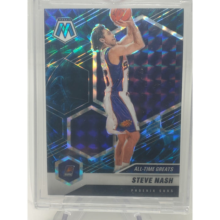 2020-21 Panini Mosaic - All-Time Greats Steve Nash #286 Genesis Mosaic Prizm