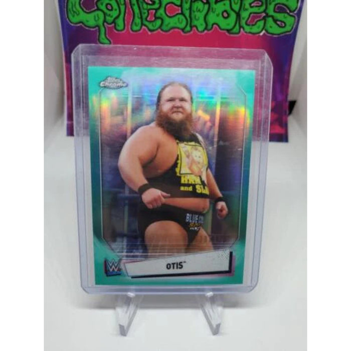 2021 Topps Chrome WWE Wrestling TEAL #63 Otis /150