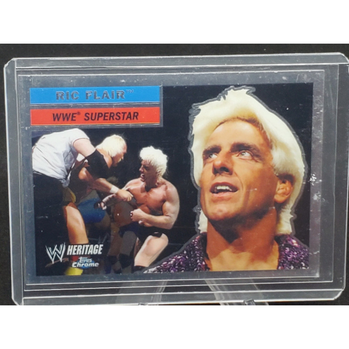 2006 Topps Chrome RIC FLAIR WWE Heritage Wrestling #25 Superstar!