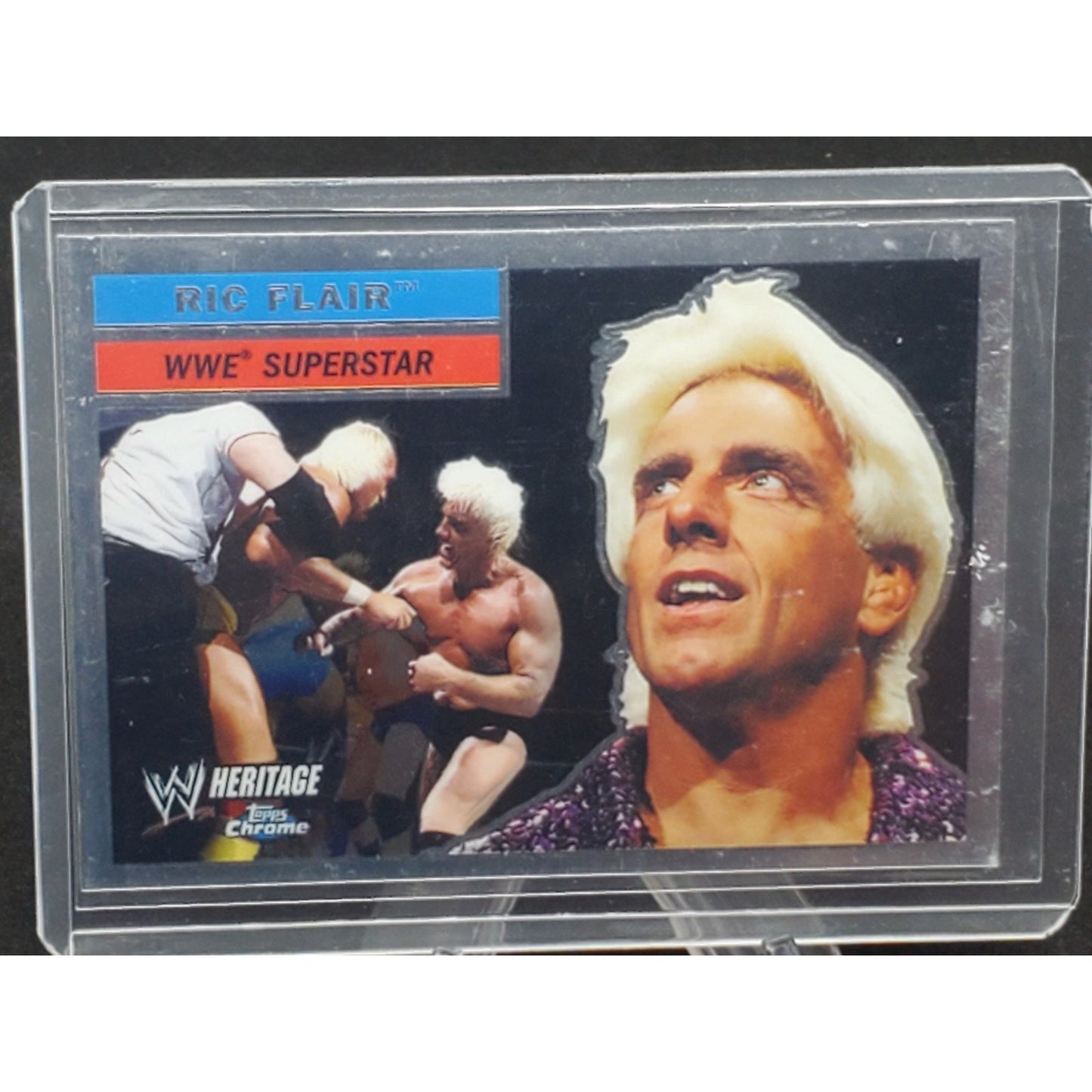 2006 Topps Chrome RIC FLAIR WWE Heritage Wrestling #25 Superstar!