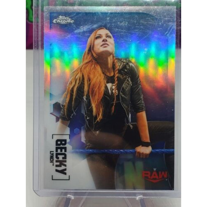 BECKY LYNCH 2020 TOPPS WWE CHROME VARIATION REFRACTOR CARD #IV-6