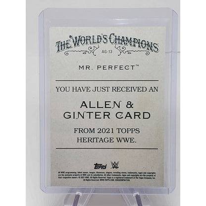 2021 Topps Heritage WWE - Allen & Ginter #AG-13 Mr. Perfect