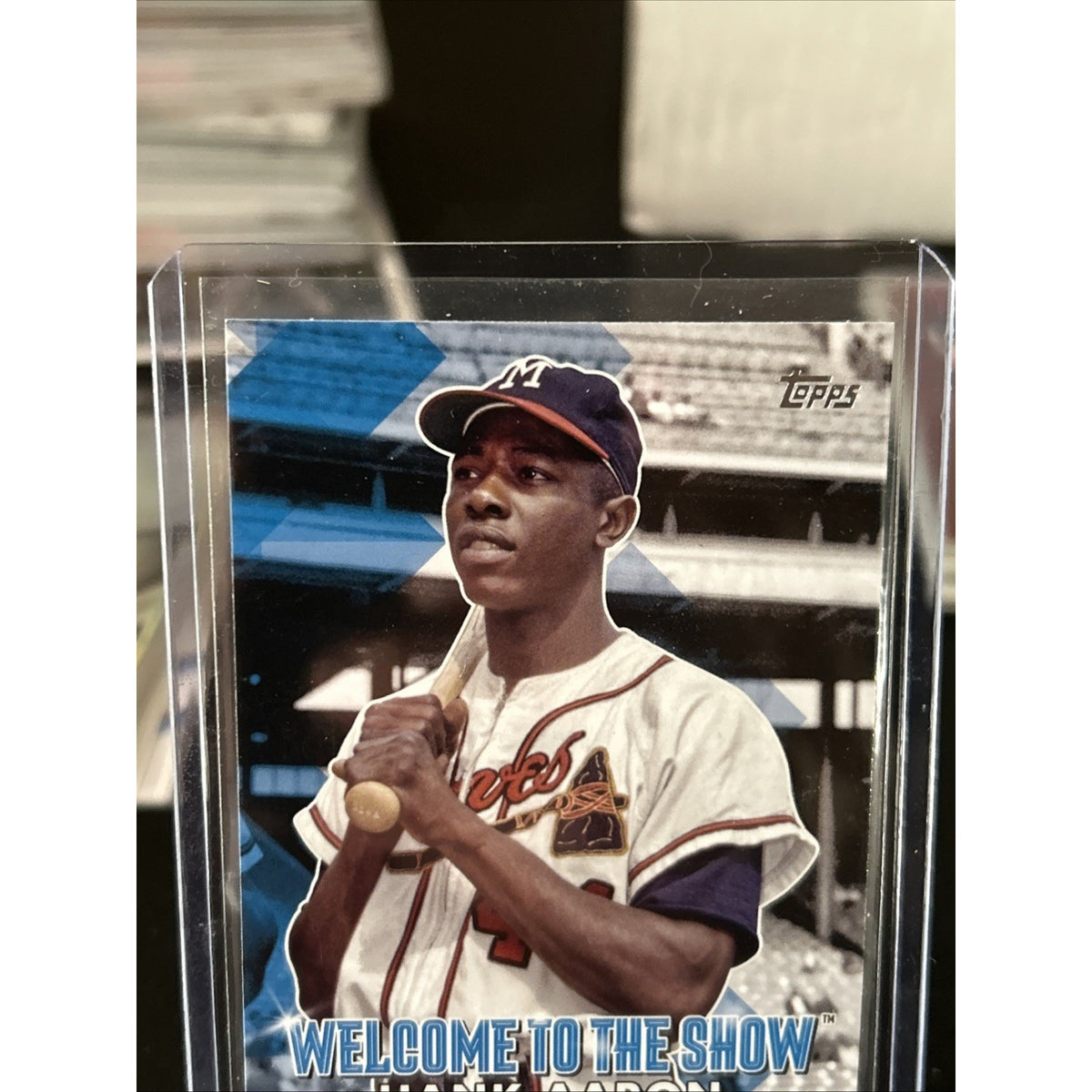Hank Aaron 2022 Topps Welcome To The Show Insert - Pack Fresh New - Sleeved