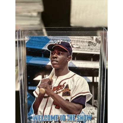 Hank Aaron 2022 Topps Welcome To The Show Insert - Pack Fresh New - Sleeved