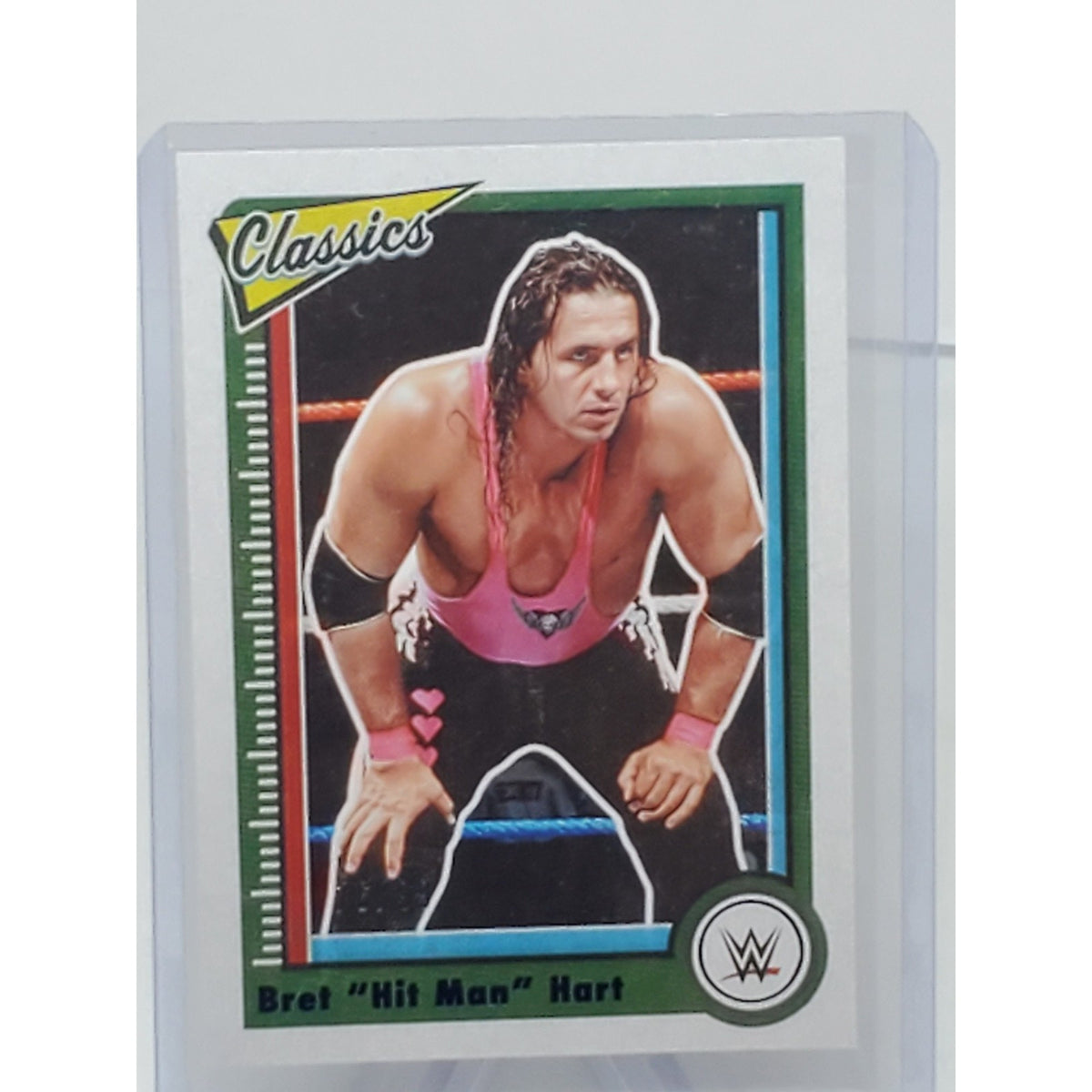 2023 Panini Chronicles WWE Bret "Hit Man" Hart #/99 Blue Parallel SP 158