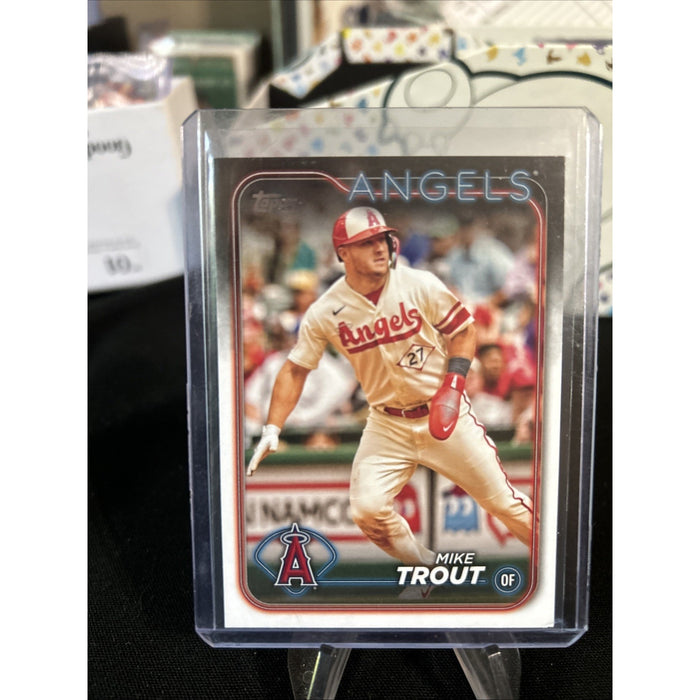 2024 Topps Series #1 COTB-6 Mike Trout Companion Super Box Exclusive LA Angels