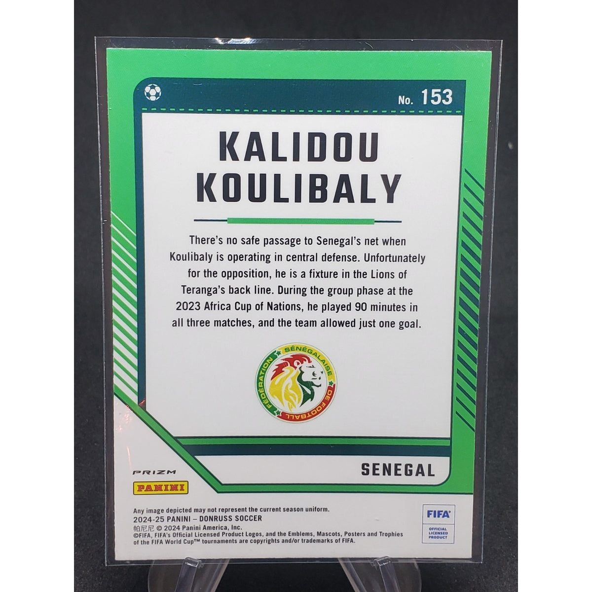 2024-25 Panini Donruss Fifa - Optic Kalidou Koulibaly #153 Holo Prizm