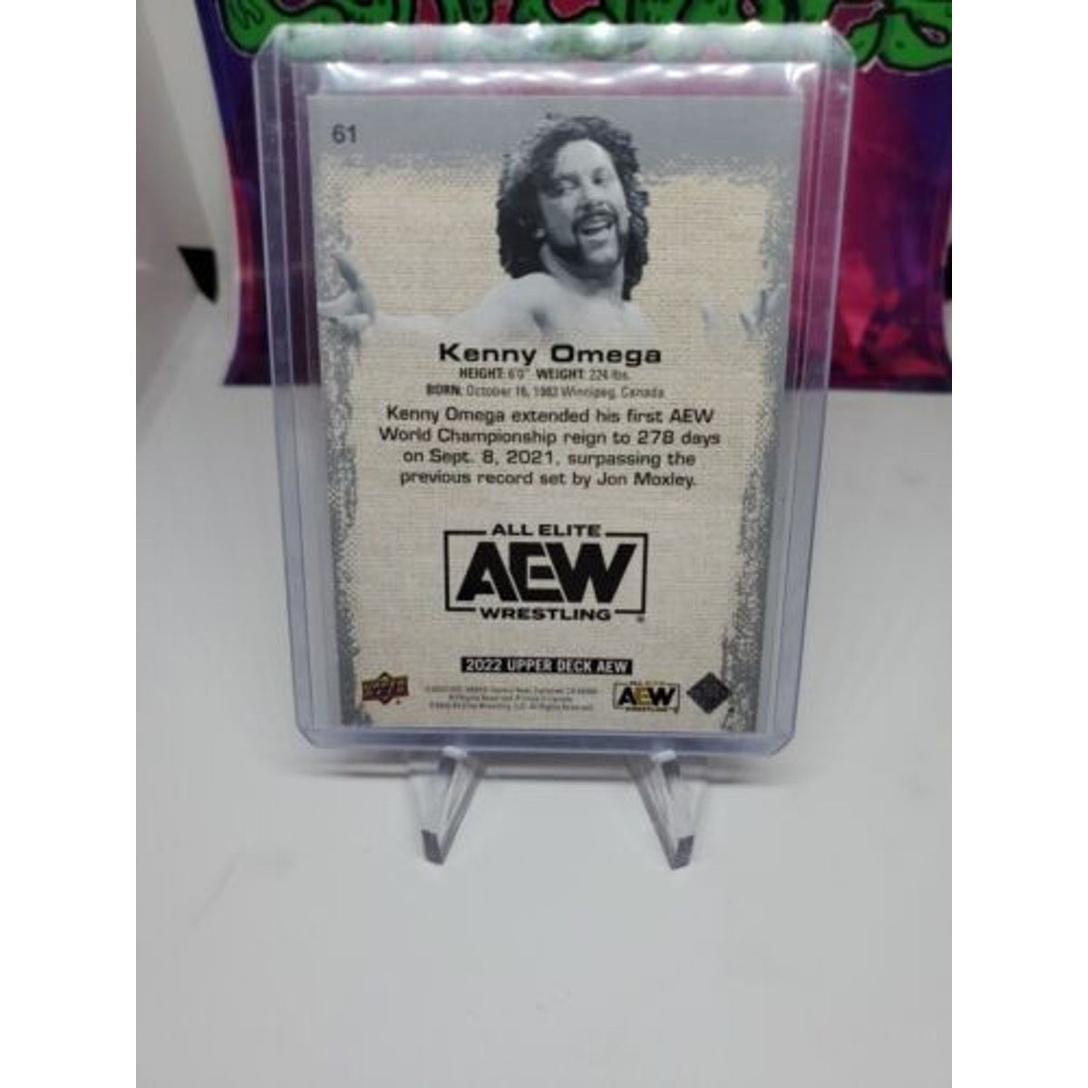 Kenny Omega - Pyro - 2022 Upper Deck AEW - All Elite Wrestling - 61