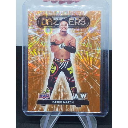 2023 Upper Deck AEW Wrestling Darius Martin Orange Dazzlers #DZ-38