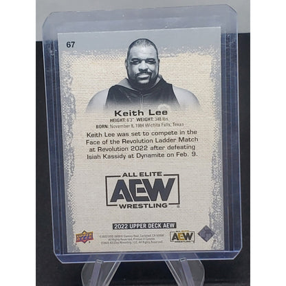 Keith Lee - AEW 2022 Upper Deck - Pyro Parallel