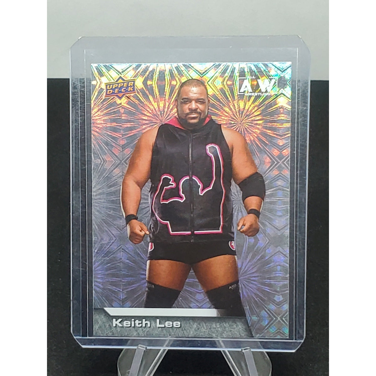 Keith Lee - AEW 2022 Upper Deck - Pyro Parallel