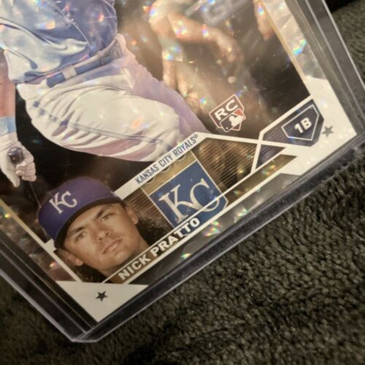 2023 Topps Series 1 NICK PRATTO Collectors Super Box Silver Foil Board RC New
