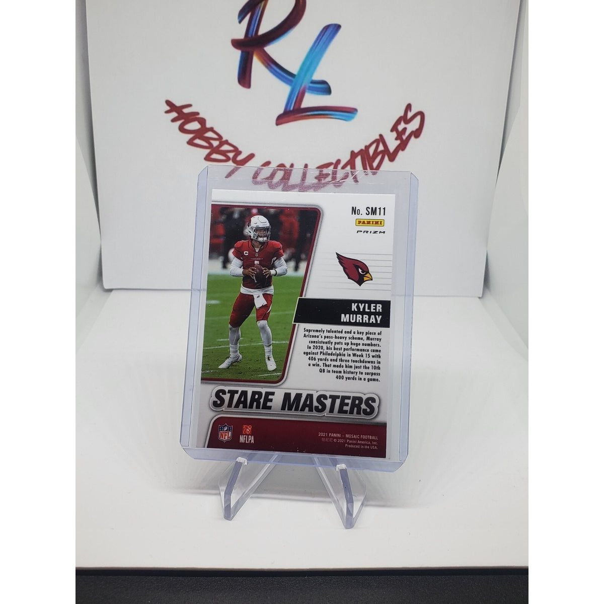 2021 Panini Mosaic STARE MASTERS - KYLER MURRAY TRUE SILVER PRIZM Cardinals