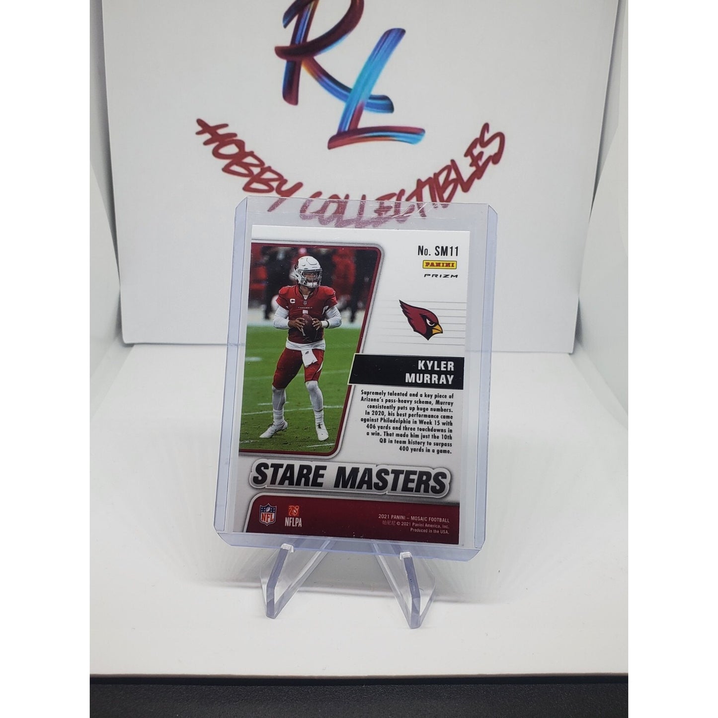 2021 Panini Mosaic STARE MASTERS - KYLER MURRAY TRUE SILVER PRIZM Cardinals