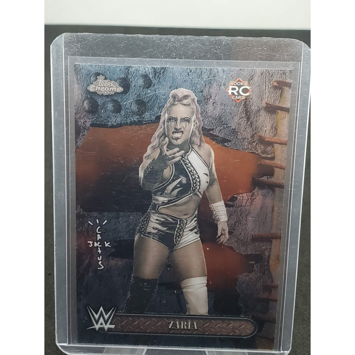 2025 Topps Chrome WWE X Cactus Jack - Zaria, Zaria #95 (RC)