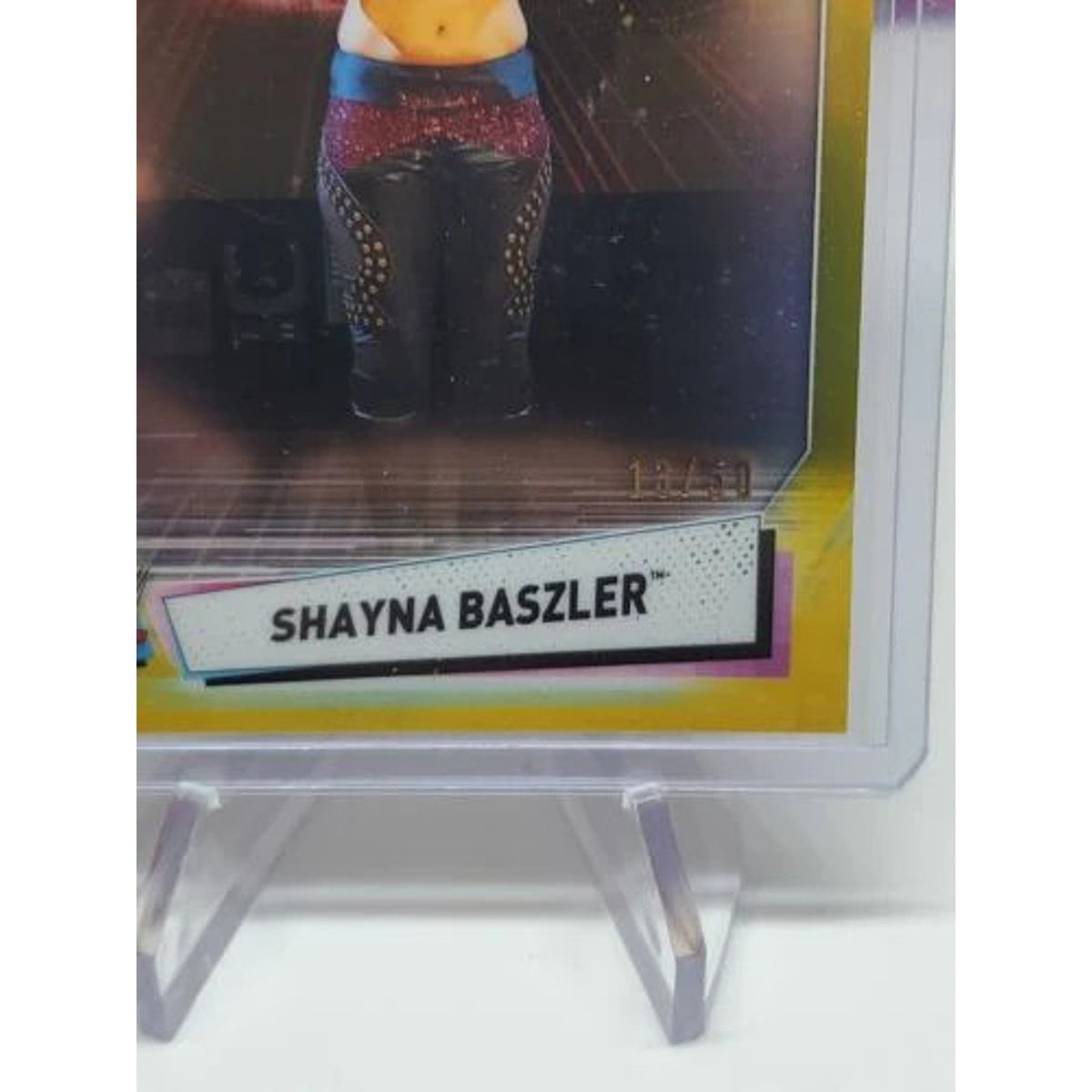 2021 Topps Chrome WWE Shayna Baszler Gold Refractor /50