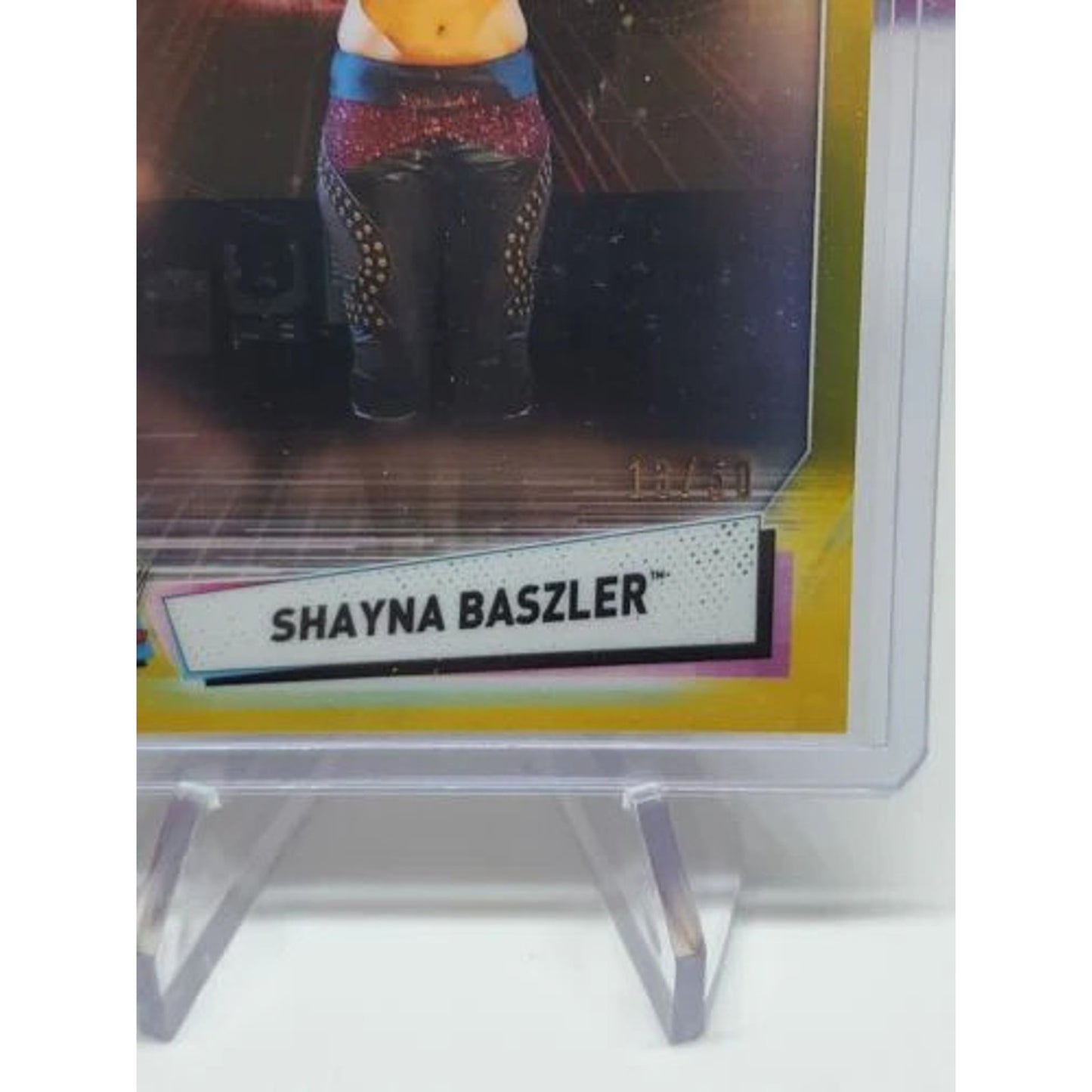 2021 Topps Chrome WWE Shayna Baszler Gold Refractor /50