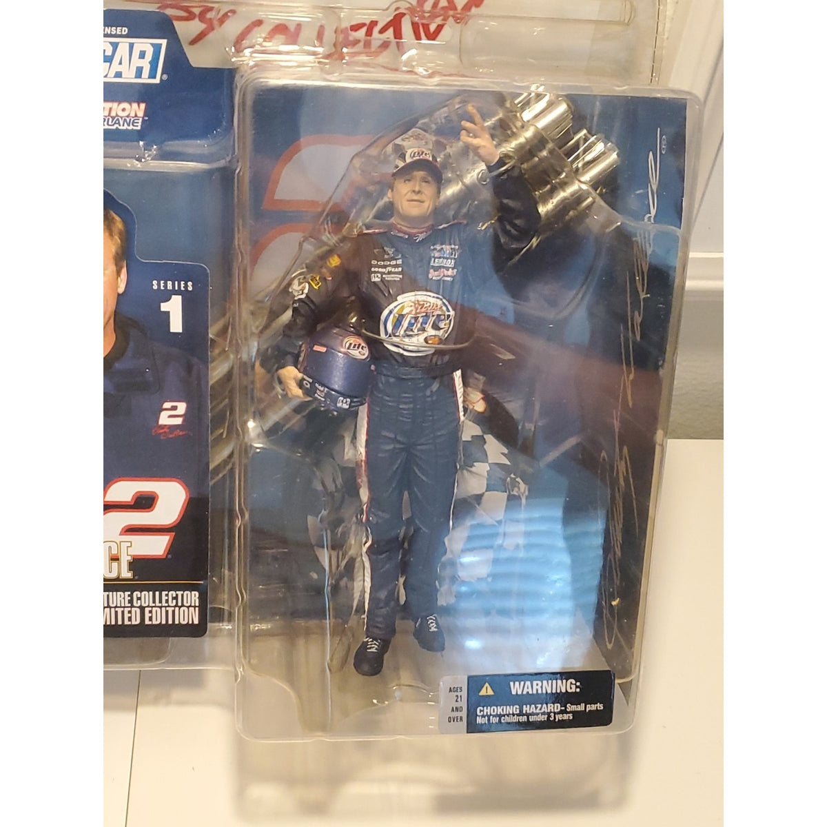 McFarlane NASCAR 1 RUSTY WALLACE #2 Series 1 RUSTY NASCAR UNIFORM 2003