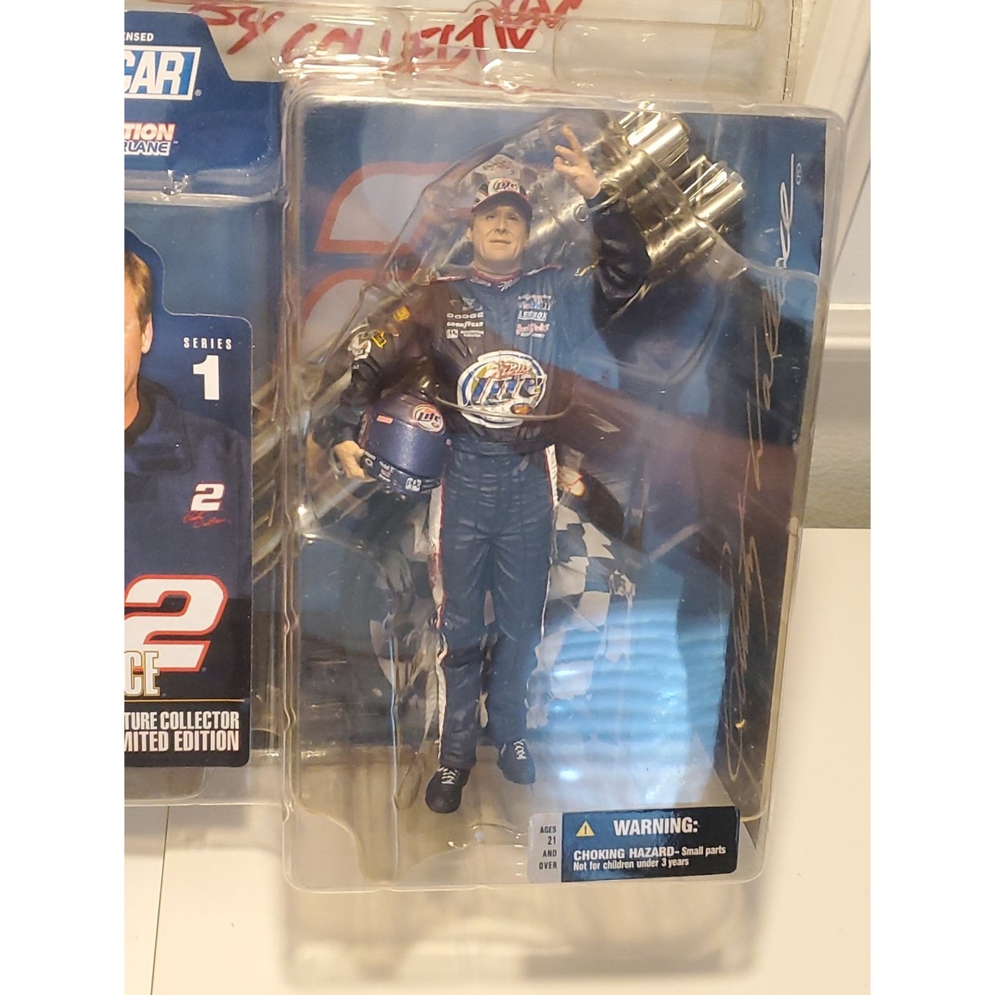 McFarlane NASCAR 1 RUSTY WALLACE #2 Series 1 RUSTY NASCAR UNIFORM 2003