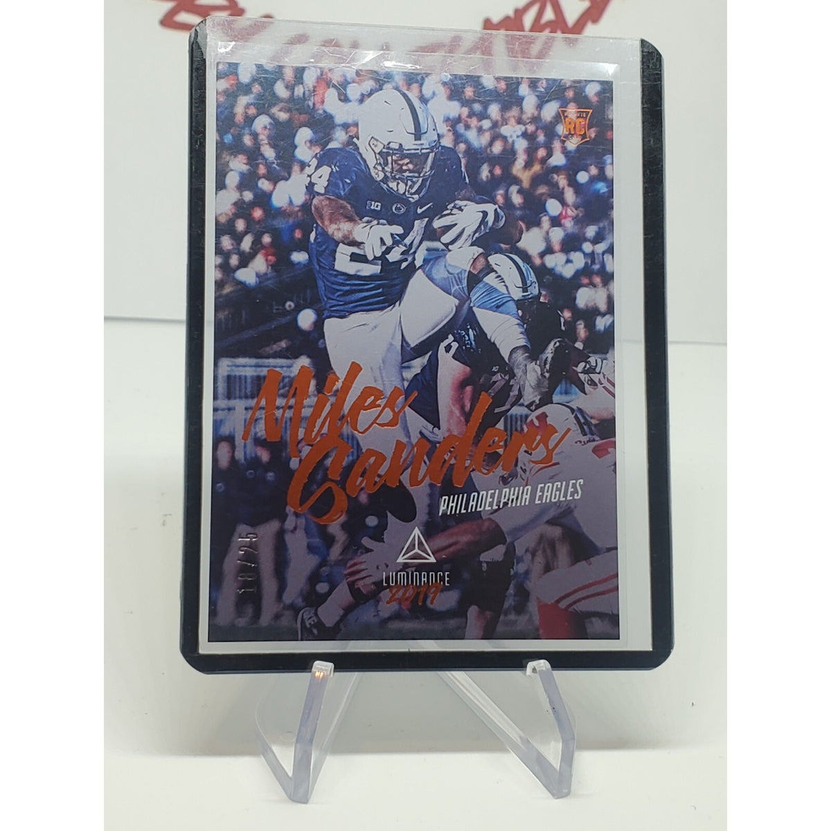 2019 Luminance Philadelphia Eagles Logo Rookie /25 Philadelphia Eagles #155