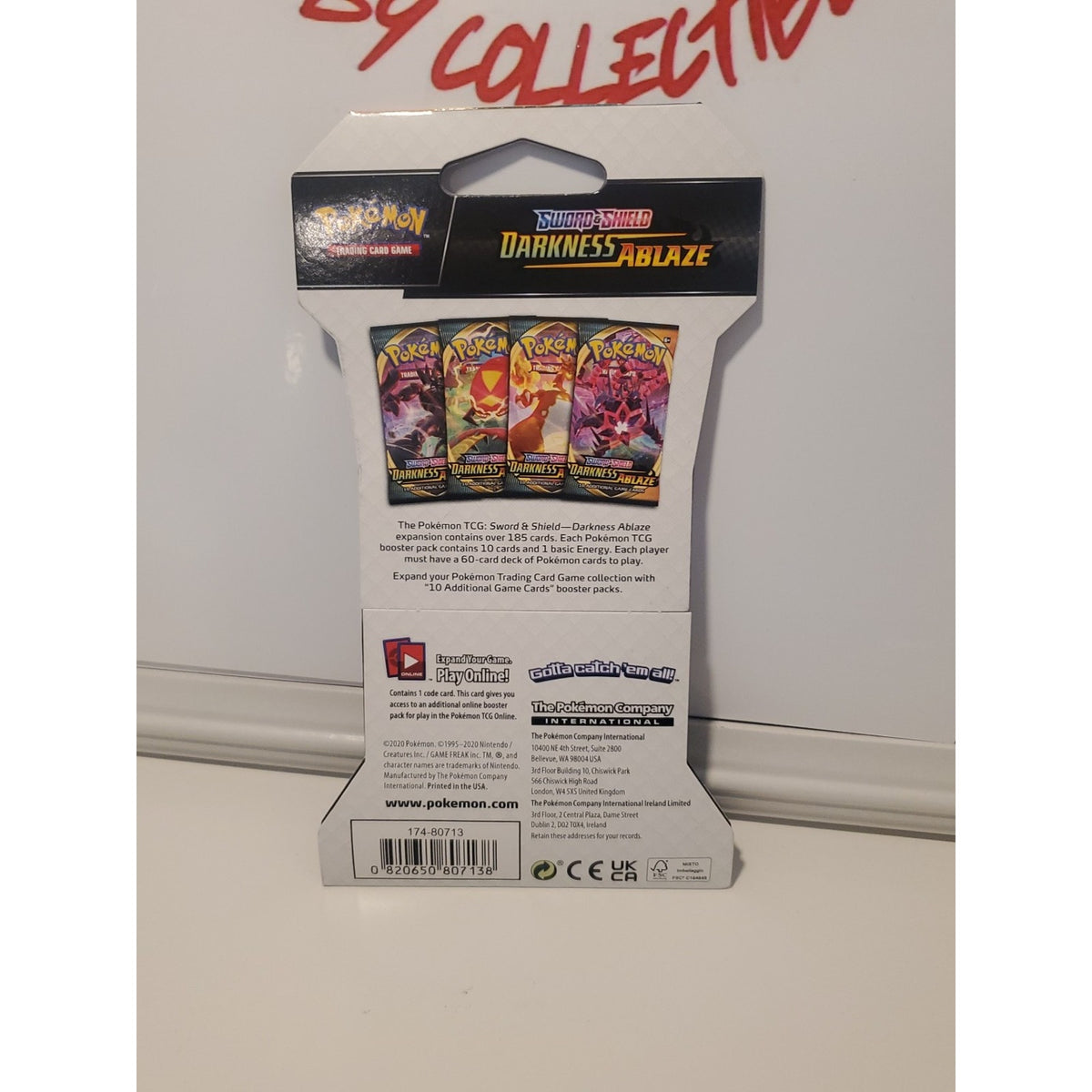 Pokemon TCG Sword & Shield Darkness Ablaze Booster Pack