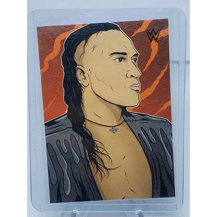Damian Priest 2021 TOPPS WWE MIGSMEDIA1 ILLUSTRATED ART CARD #MM-3