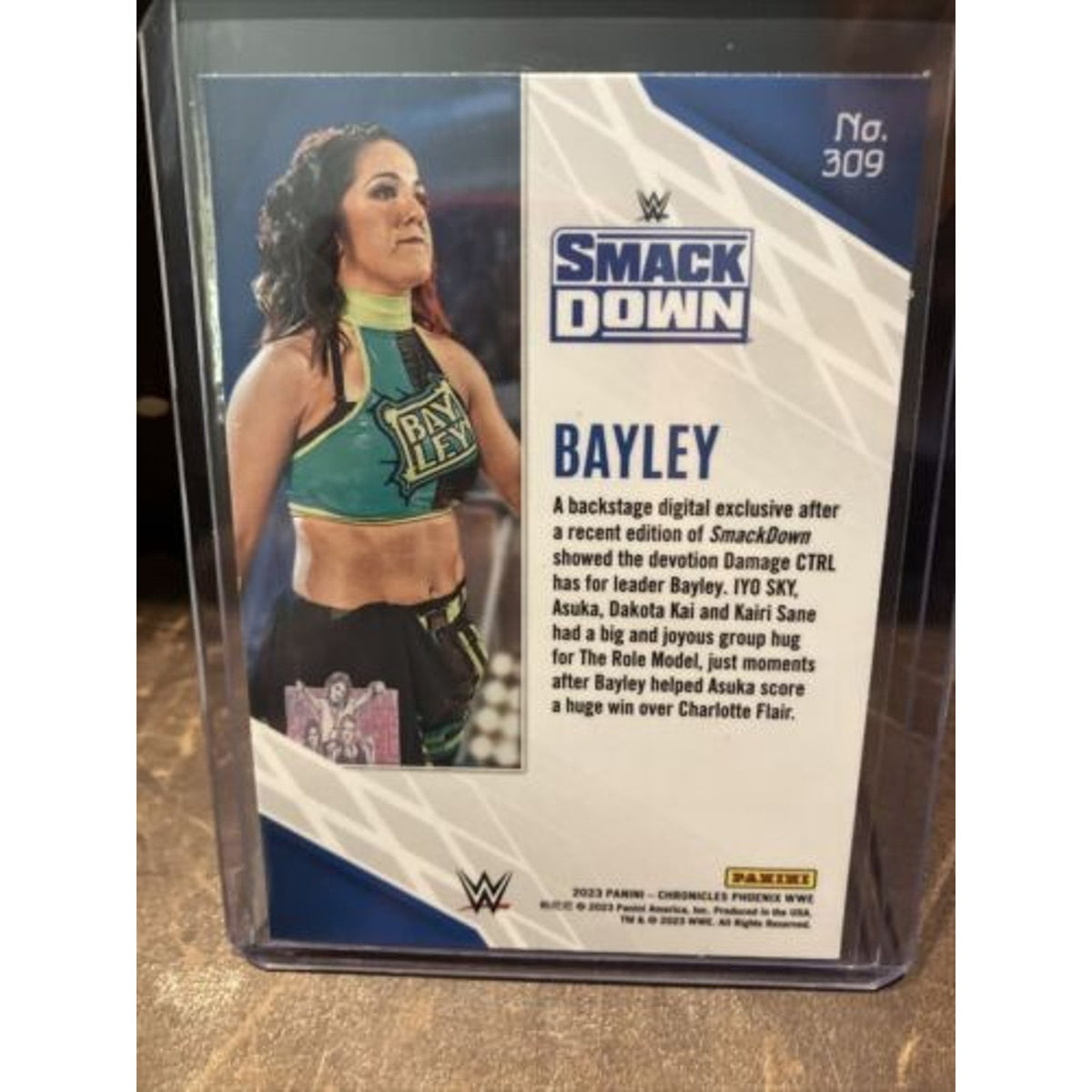 Bayley 2023 Panini Chronicles WWE PHOENIX Silver Wave #309 / Pack Fresh New