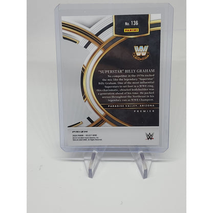 2024 WWE Select Die-Cut Silver Prizm #136 Superstar Billy Graham