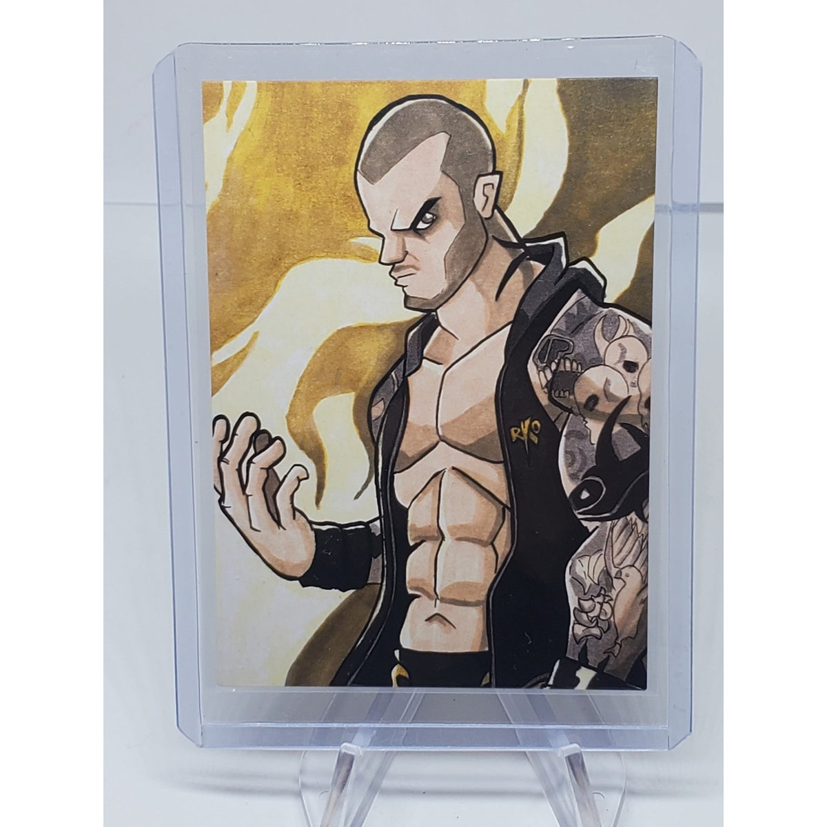 2021 Topps WWE Heritage Randy Orton Willie Smith Art Sketch Card SCR-4