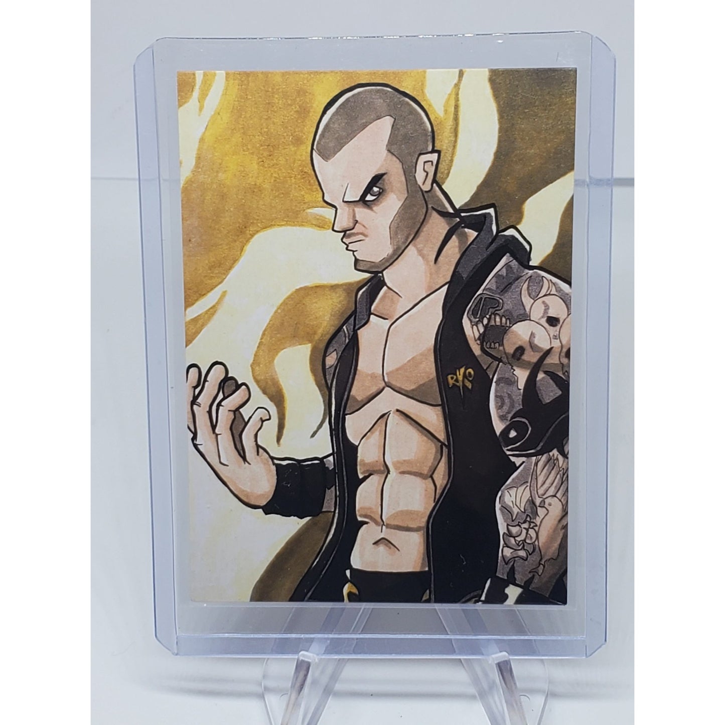 2021 Topps WWE Heritage Randy Orton Willie Smith Art Sketch Card SCR-4