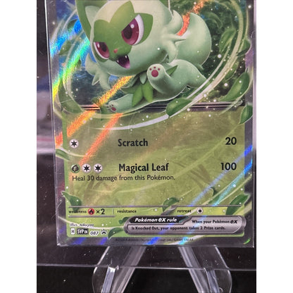 Sprigatito EX SVP 087 Pokemon Black Star Promo Card - SEALED Code Card