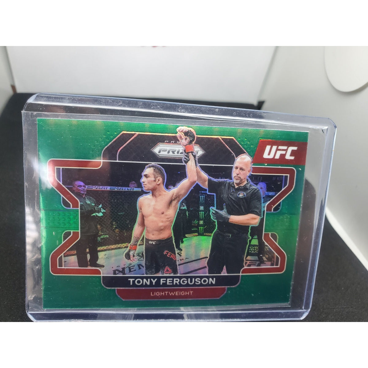 Green Prizm Panini Tony Ferguson 2022 Panini Prizm UFC #22