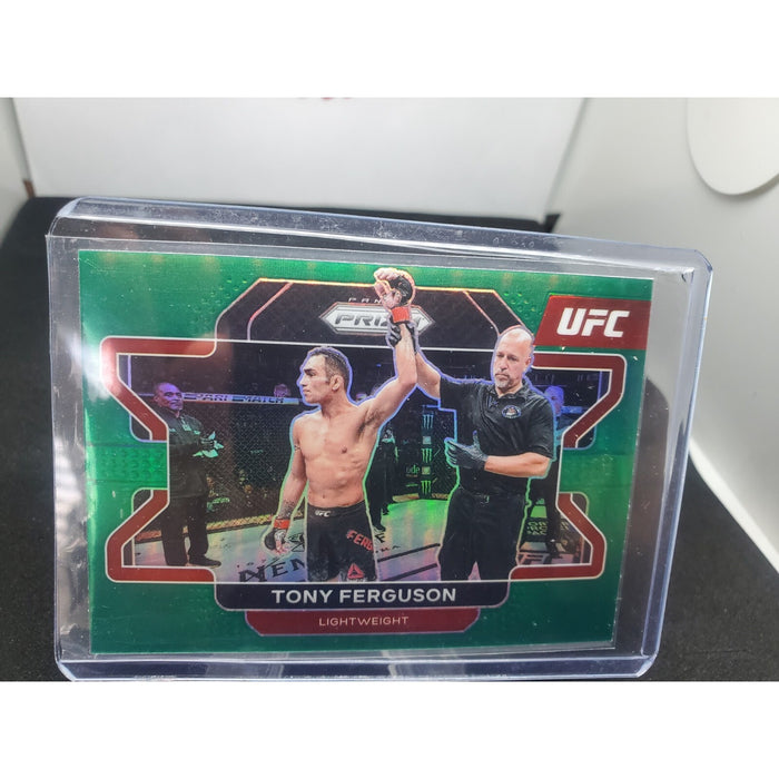 Green Prizm Panini Tony Ferguson 2022 Panini Prizm UFC #22