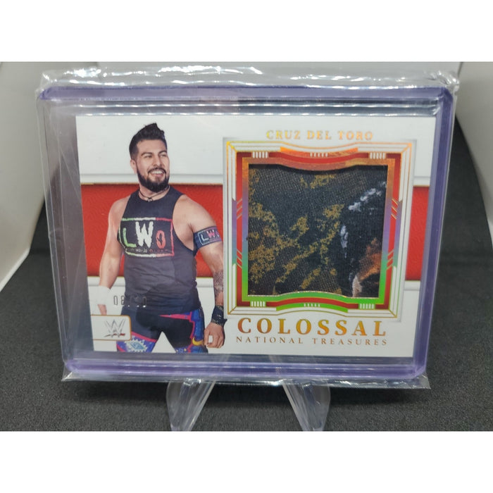 2024 WWE National Treasures Cruz Del Toro Colossal Logo Patch /10 #CL-CDT