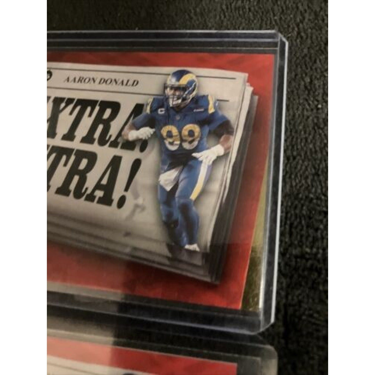 2 Cards 2021 Panini XR - Extra Extra Red #EXT6 Aaron Donald /149 (069/081) New