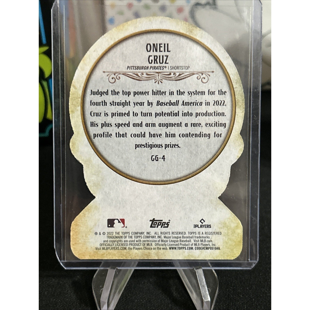 ONEIL CRUZ RC 2022 GYPSY QUEEN SEE THE FUTURE DIE CUT #GG-4 / Pack Fresh New