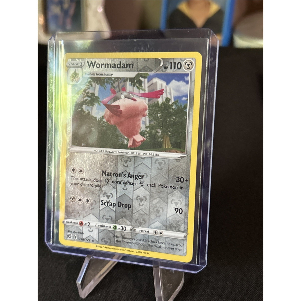 Wormadam - Reverse Holo - 98/172 Brilliant Stars - Pack Fresh New - Sleeved
