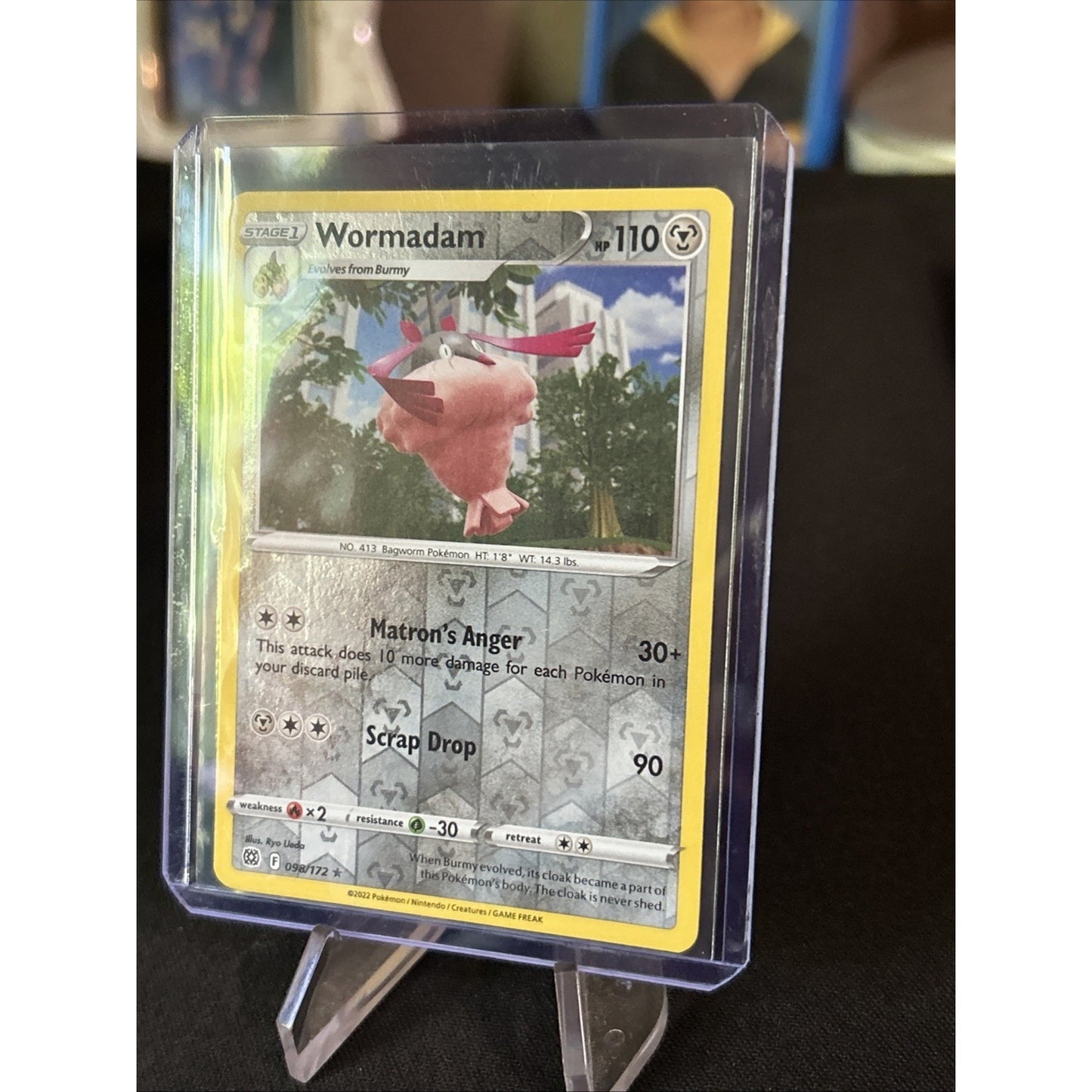 Wormadam - Reverse Holo - 98/172 Brilliant Stars - Pack Fresh New - Sleeved