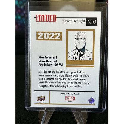 Upper Deck 2022-2023 Marvel Annual: Super Hears of the Year Moon Knight #MI6 New