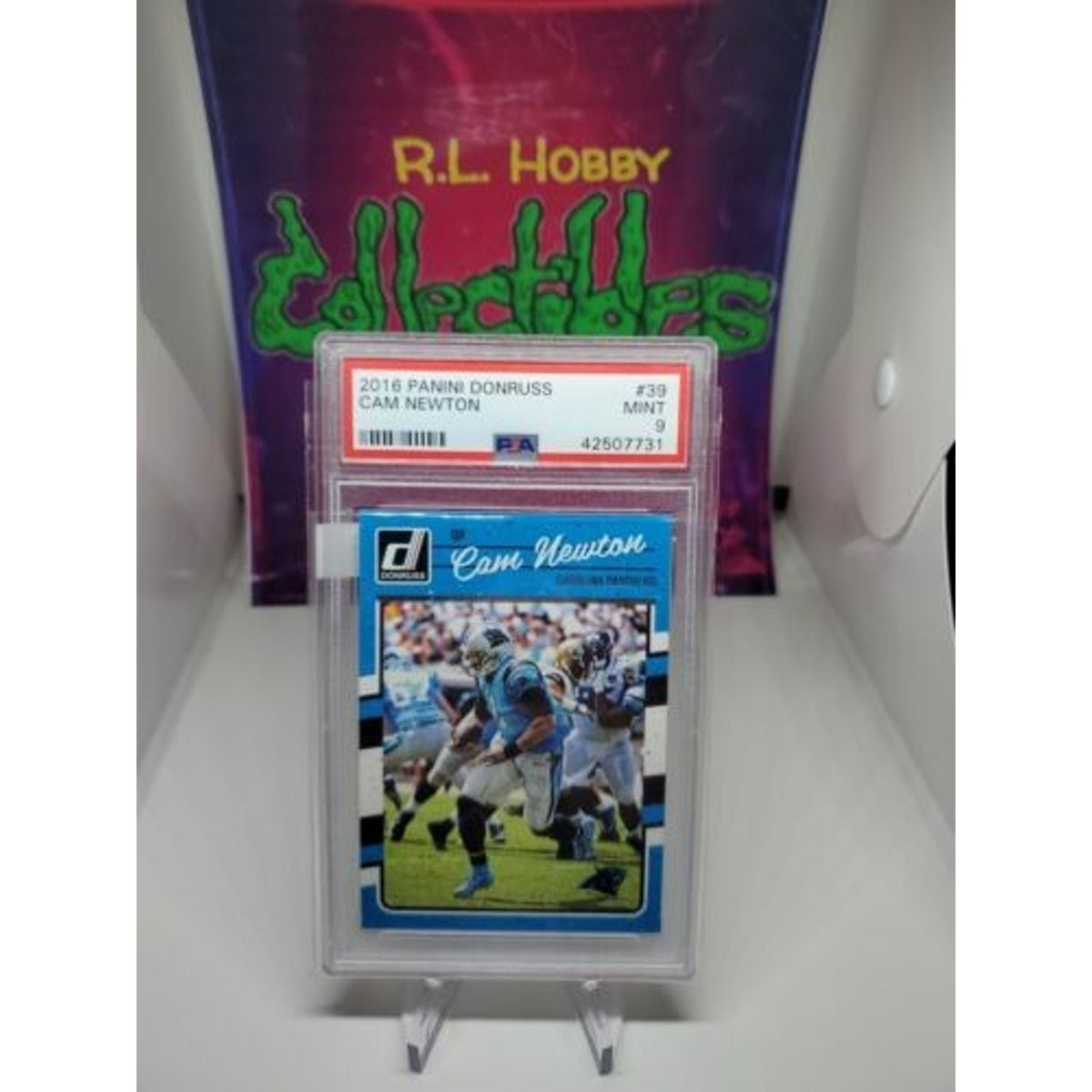 Cam Newton PSA 9 2016 Donruss Panthers