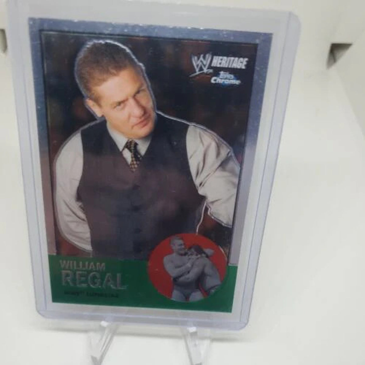 Topps Heritage II Chrome 2007 WWE Wrestling Card #49 William Regal