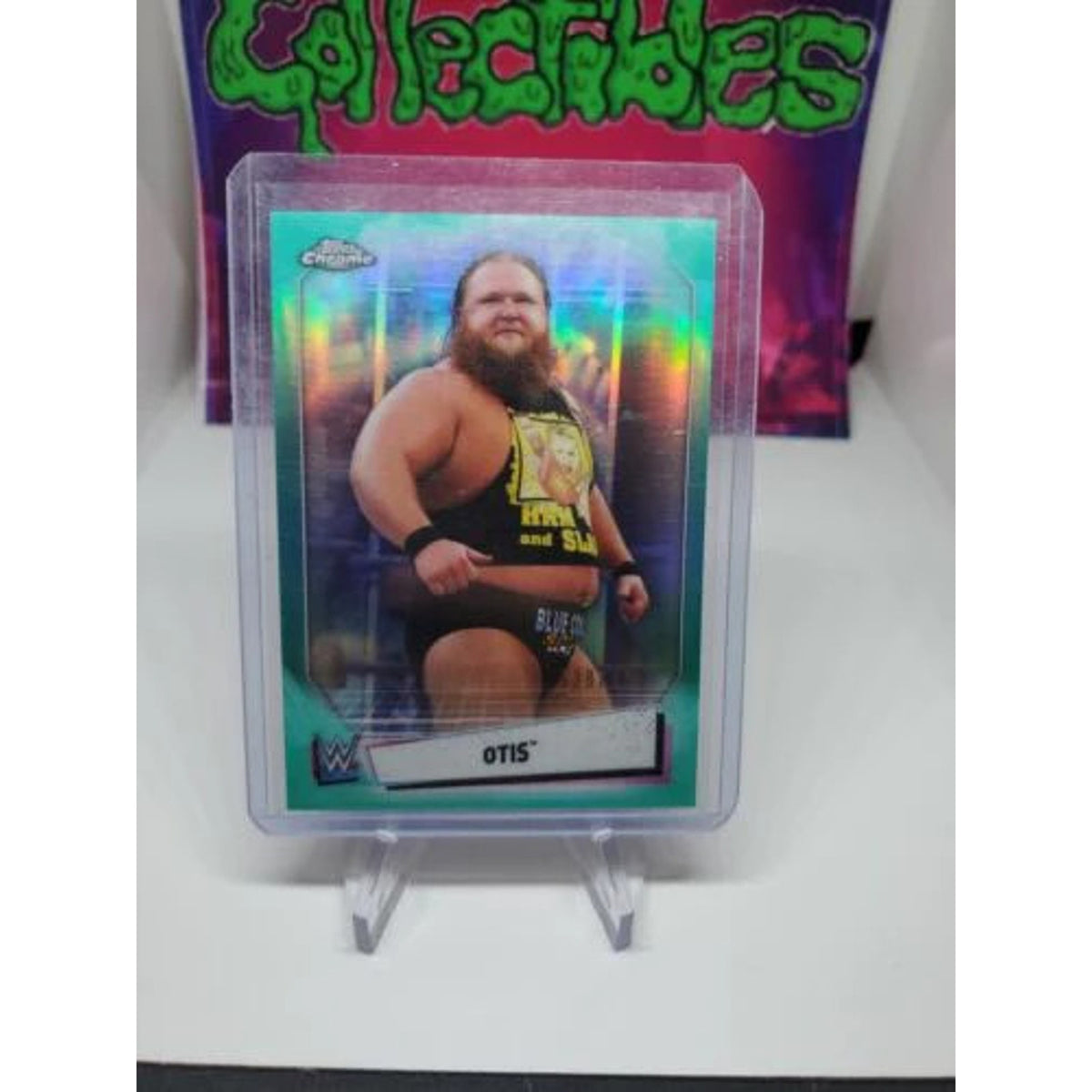 2021 Topps Chrome WWE Wrestling TEAL #63 Otis /150
